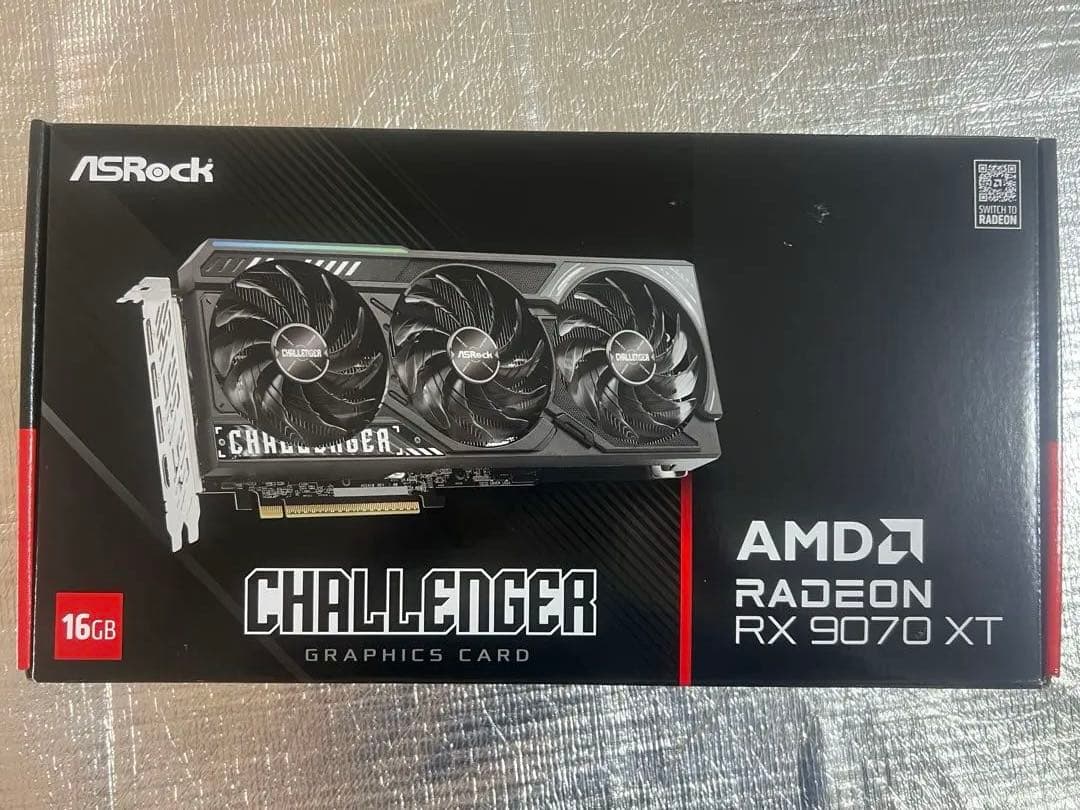 グラフィックボード・グラボ・ビデオカード ASRock AMD Radeon RX 9070 XT Challenger