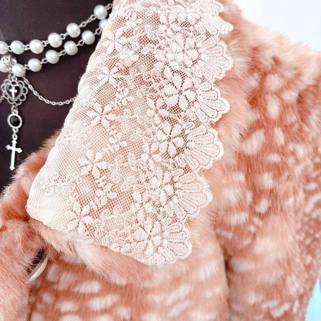 axes femme 姫 バンビ ファーコート 平成 y2k NANA ガーリー