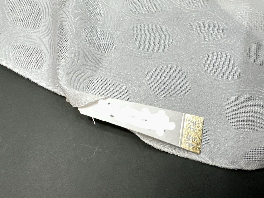 ❗️出品削除ご案内❗️小松織　紋紗長襦袢　正絹紗長襦袢反物　夏長襦袢　単衣長襦袢