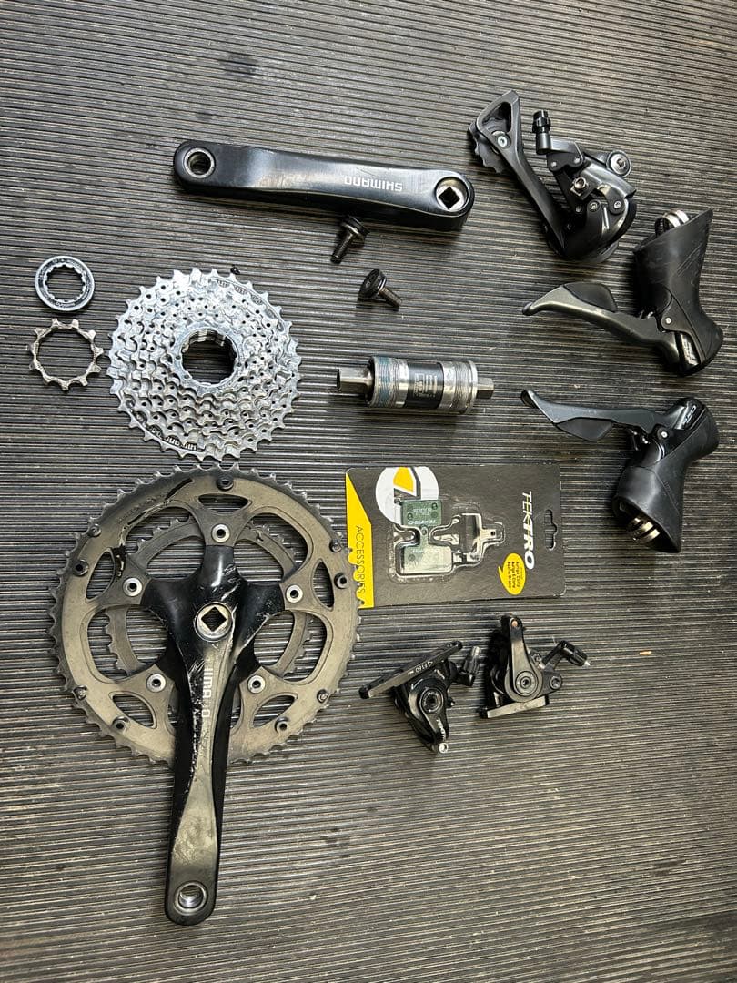 最終値下げ R2000 クラリスコンポセット tektroブレーキキャリパー