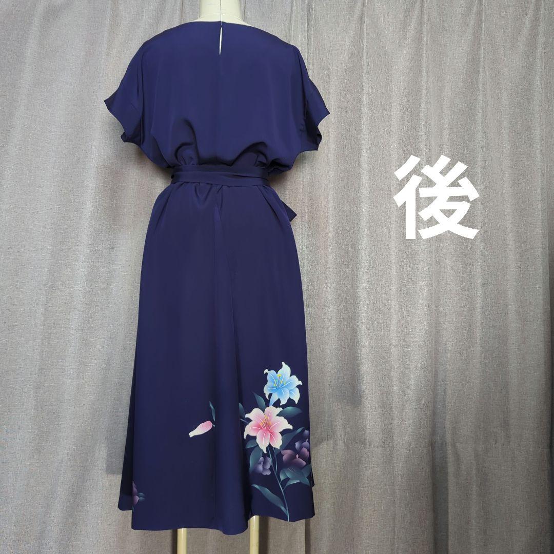 着物リメイク　ワンピース＆ボレロ　No.338