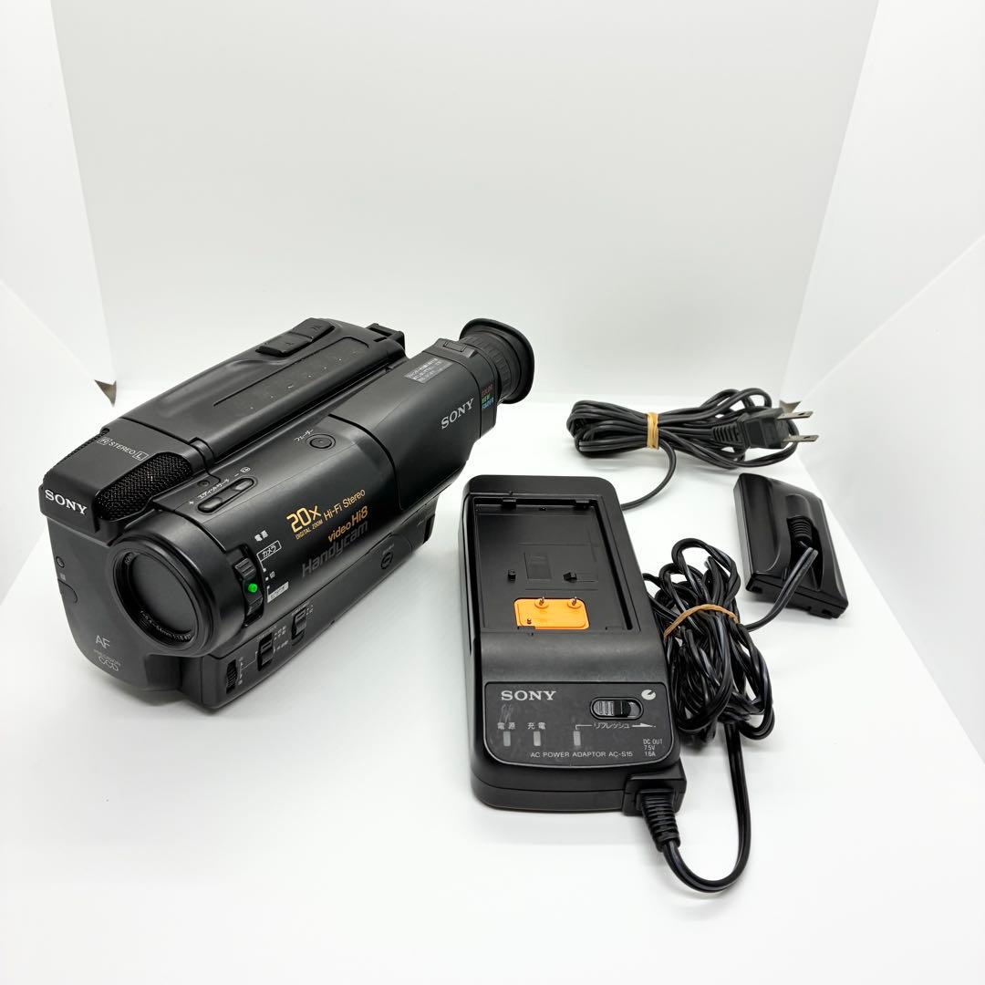動作品 SONY ソニー Hi8 ビデオカメラ CCD-TR850