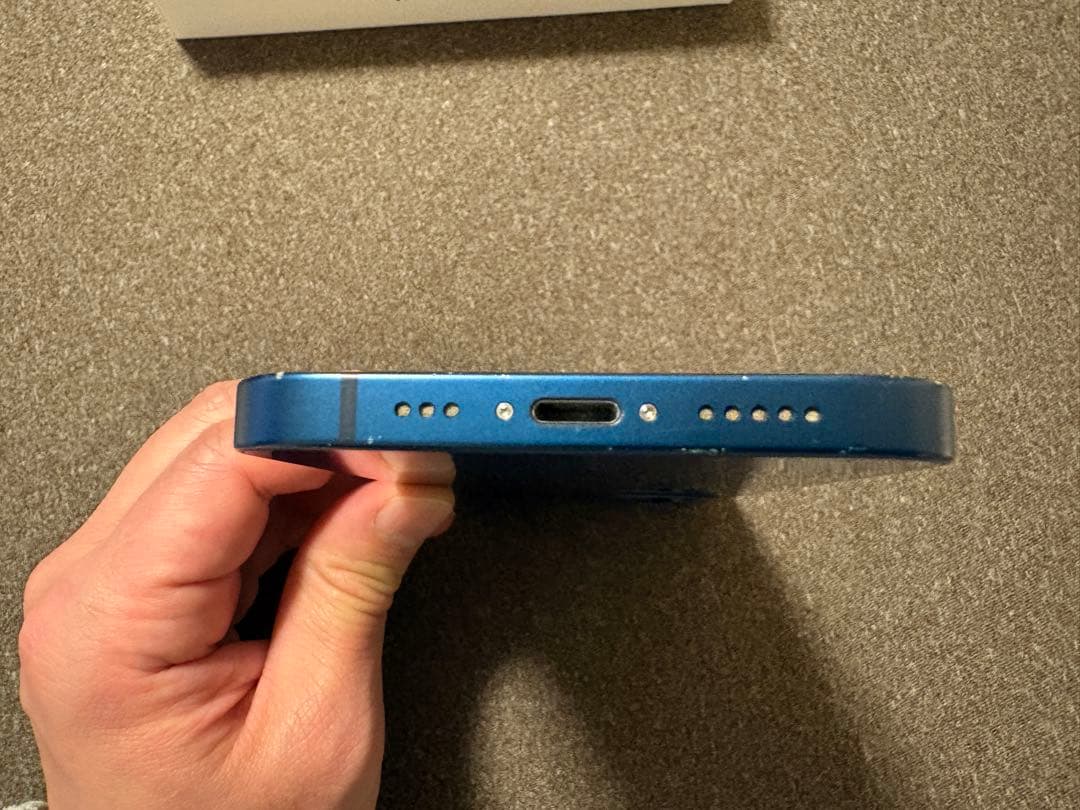 Apple iPhone 12 青色 本体 元箱付き