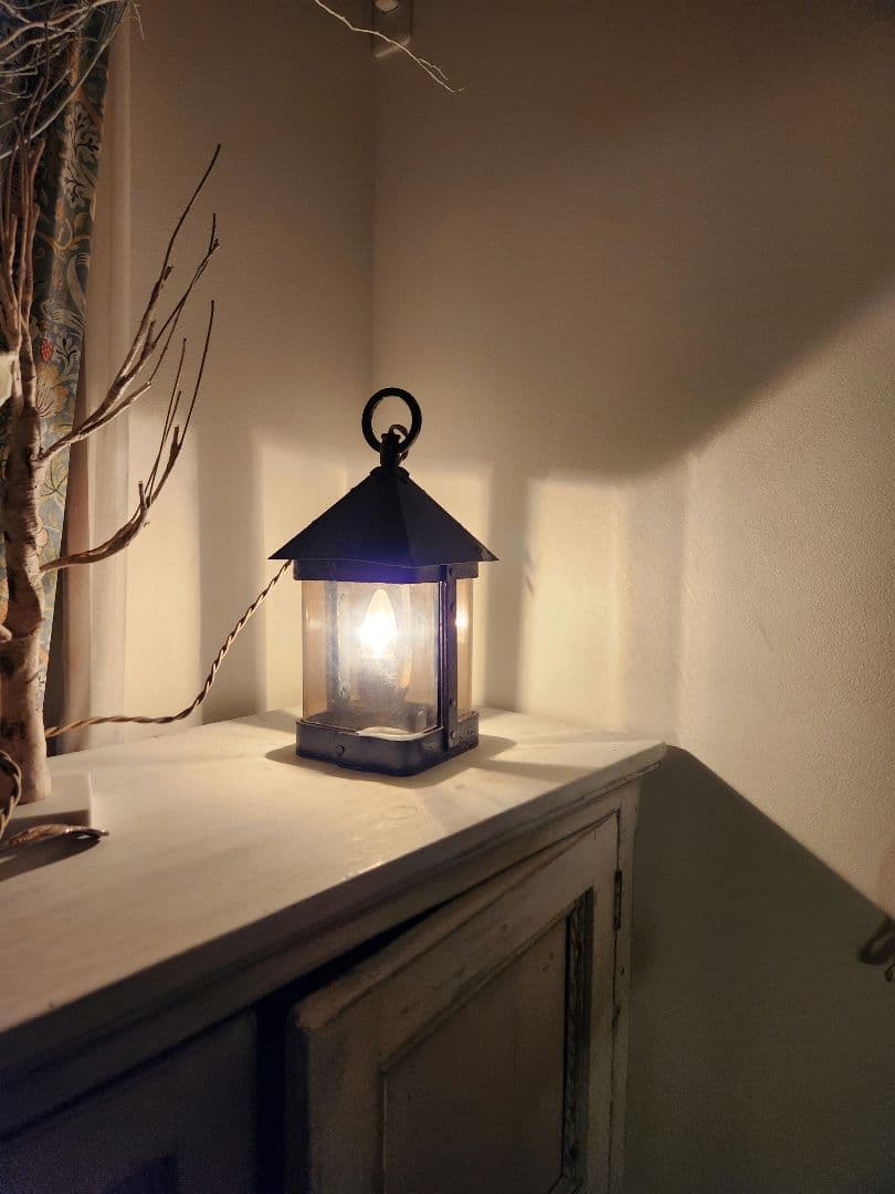 イギリスアンティーク　ランタン　ランプ　ガーデンランプ　ライト