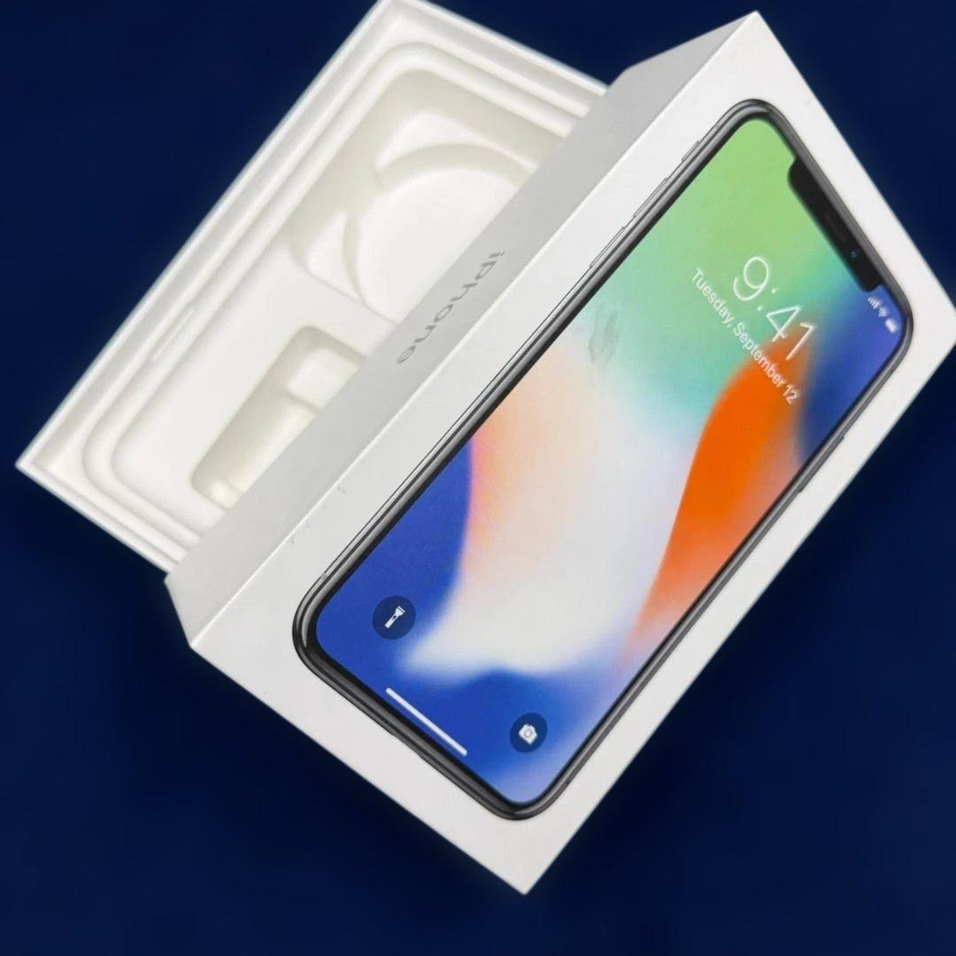 アップルストア購入. iPhone -X.256GB.バッテリ100％.ブラック