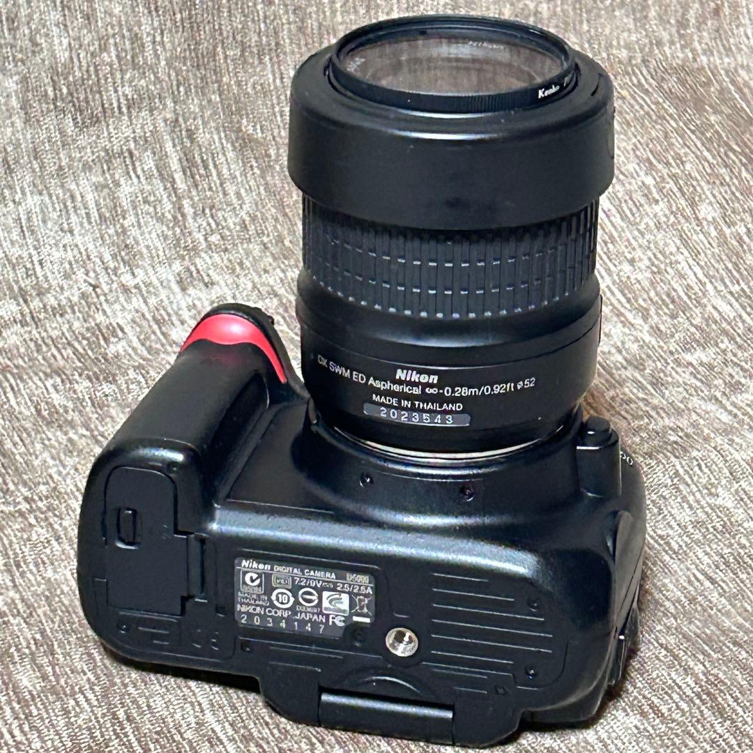 稼働品　ニコン　D5000 レンズキット　シャッター回数7863 付属品完備