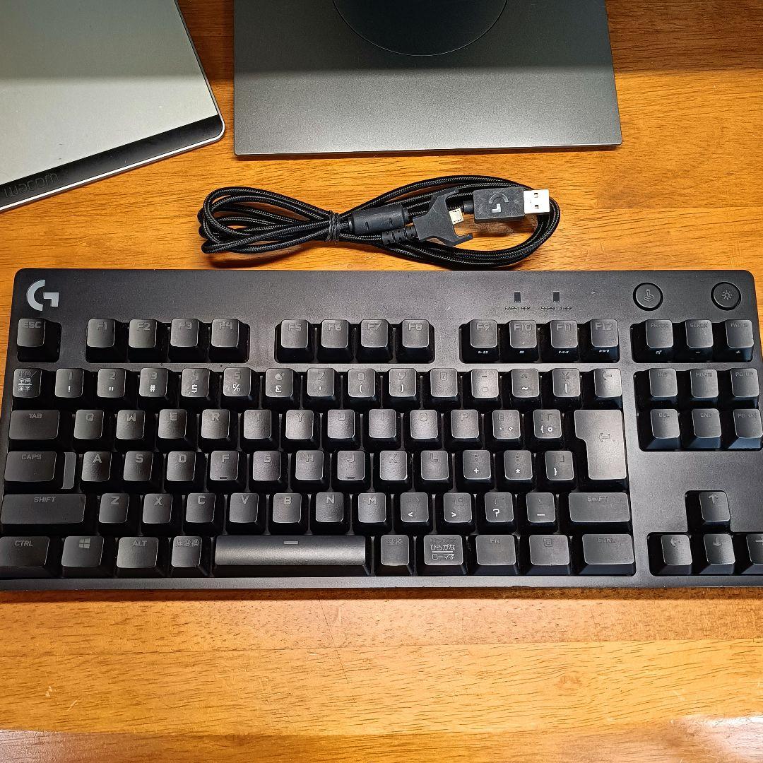 Logicool G PROキーボード(青軸）G703h ワイヤレスマウスセット