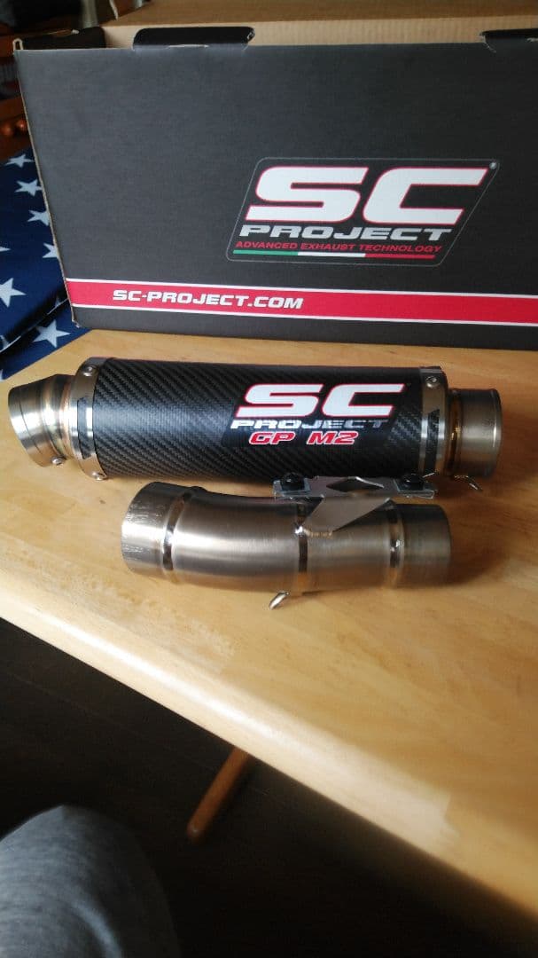 SC-PROJECT GP-M2 ZX6R スリップオンサイレンサー消音 美品