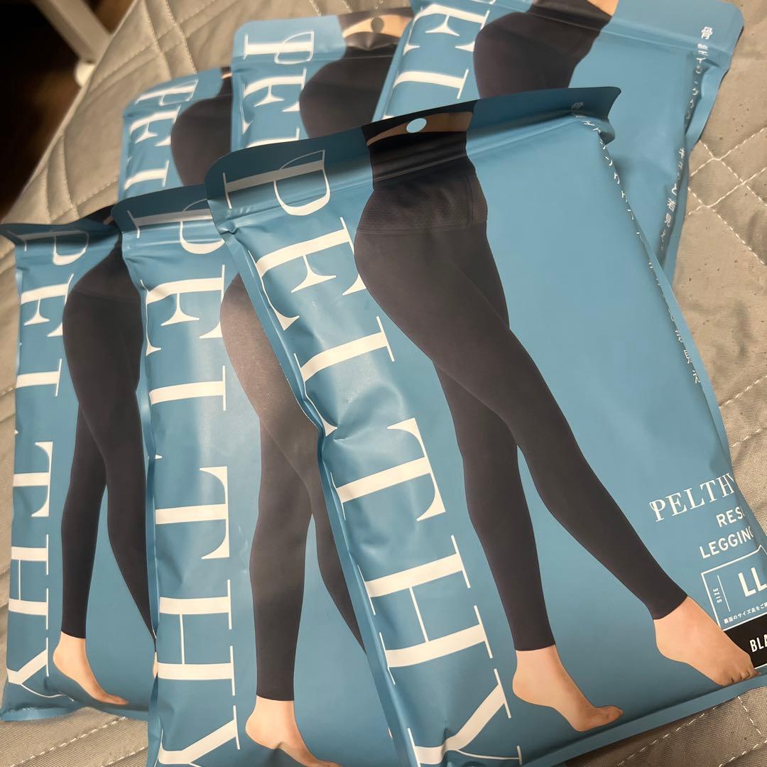 PELTHY RESET LEGGINGS LL ブラック 6枚