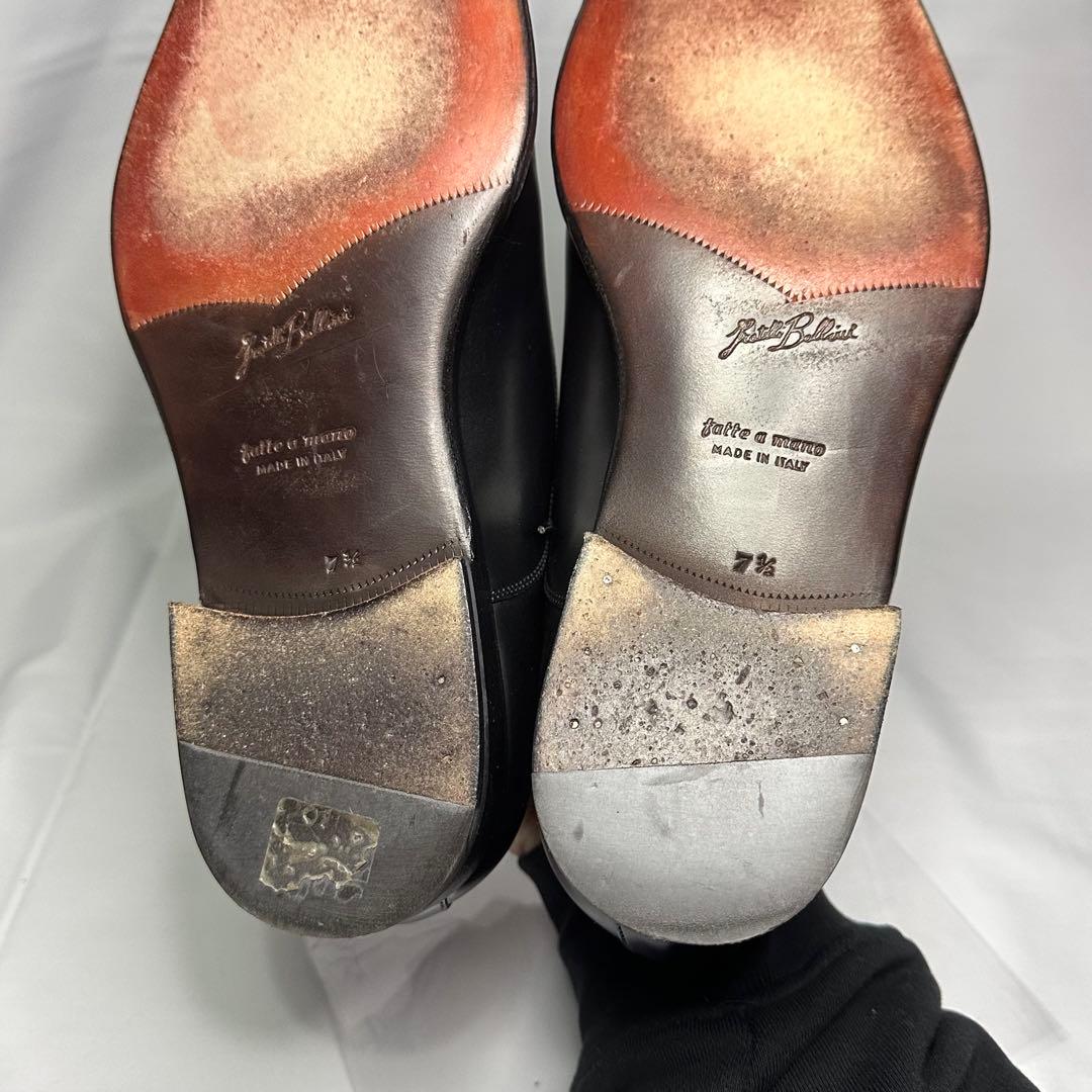 1度使用☆ボリーニ☆メンズ☆革靴☆ブラック☆ストレートチップ☆26cm☆194