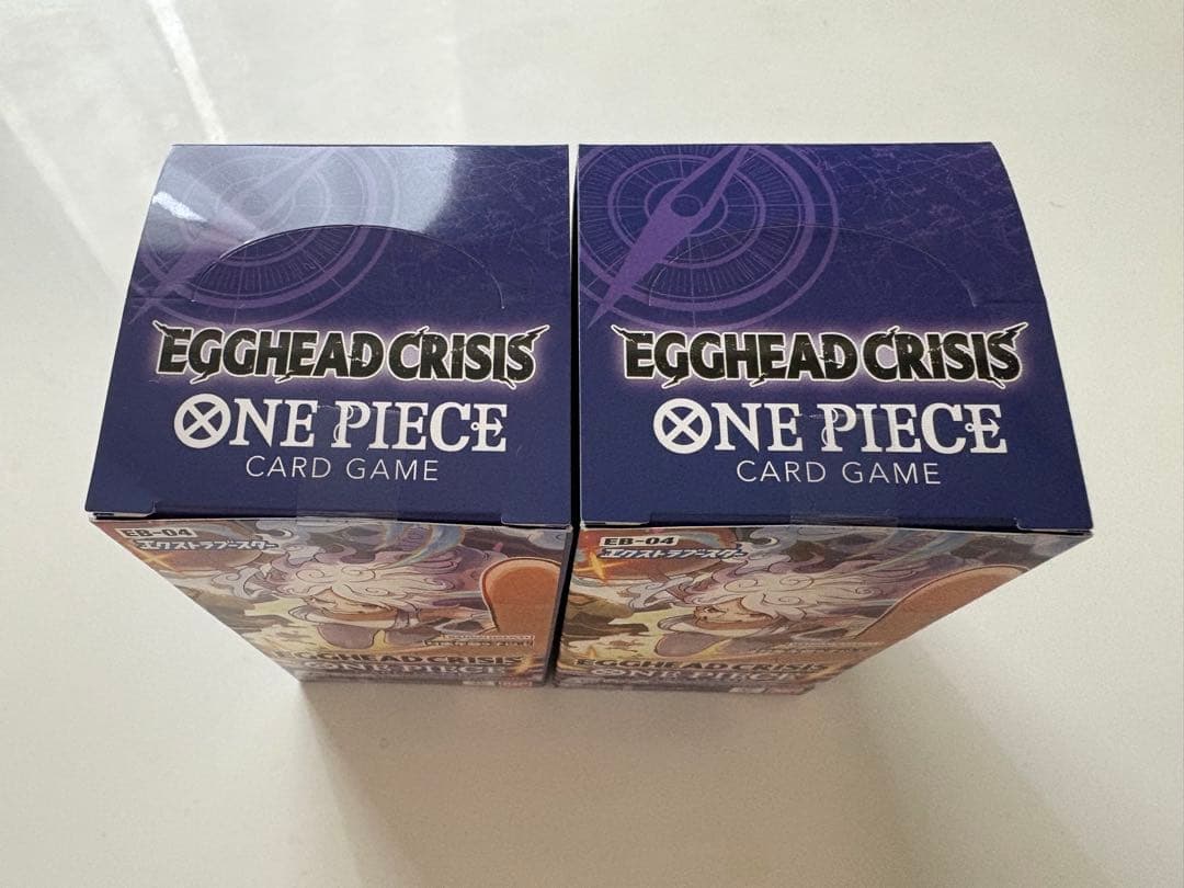 ワンピースカード　エッグヘッドクライシス　2BOX 未開封テープ付き◎