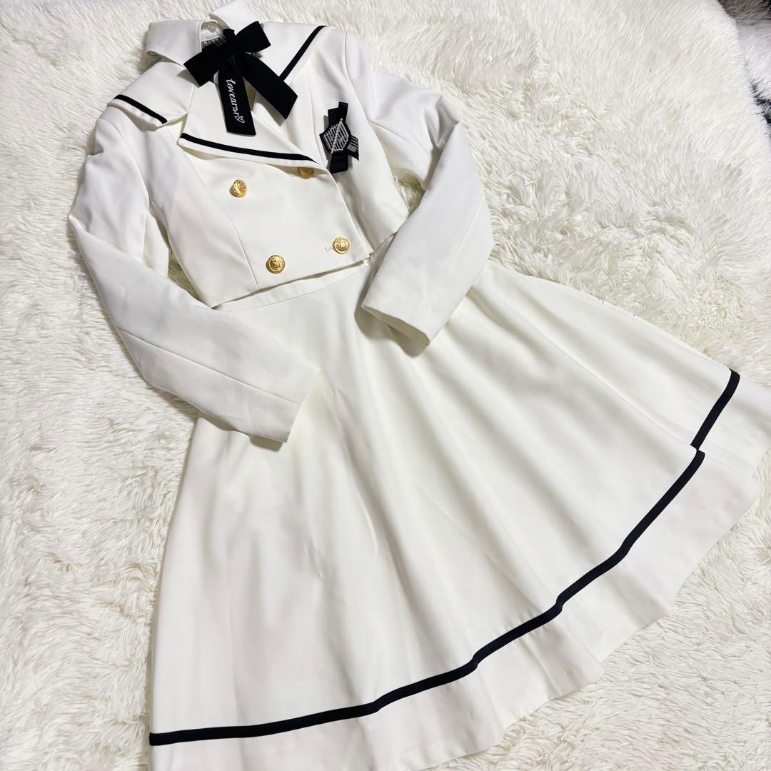 アリサナ✨セーラースーツ165cm卒業式 卒服ティファニー　女の子 フォーマル白