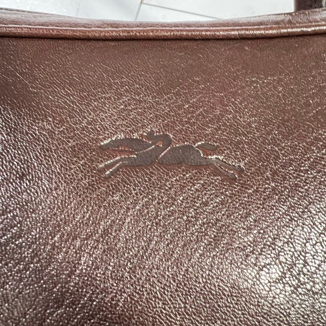 LONGCHAMP ロンシャン ビジネスバッグ ダークブラウン