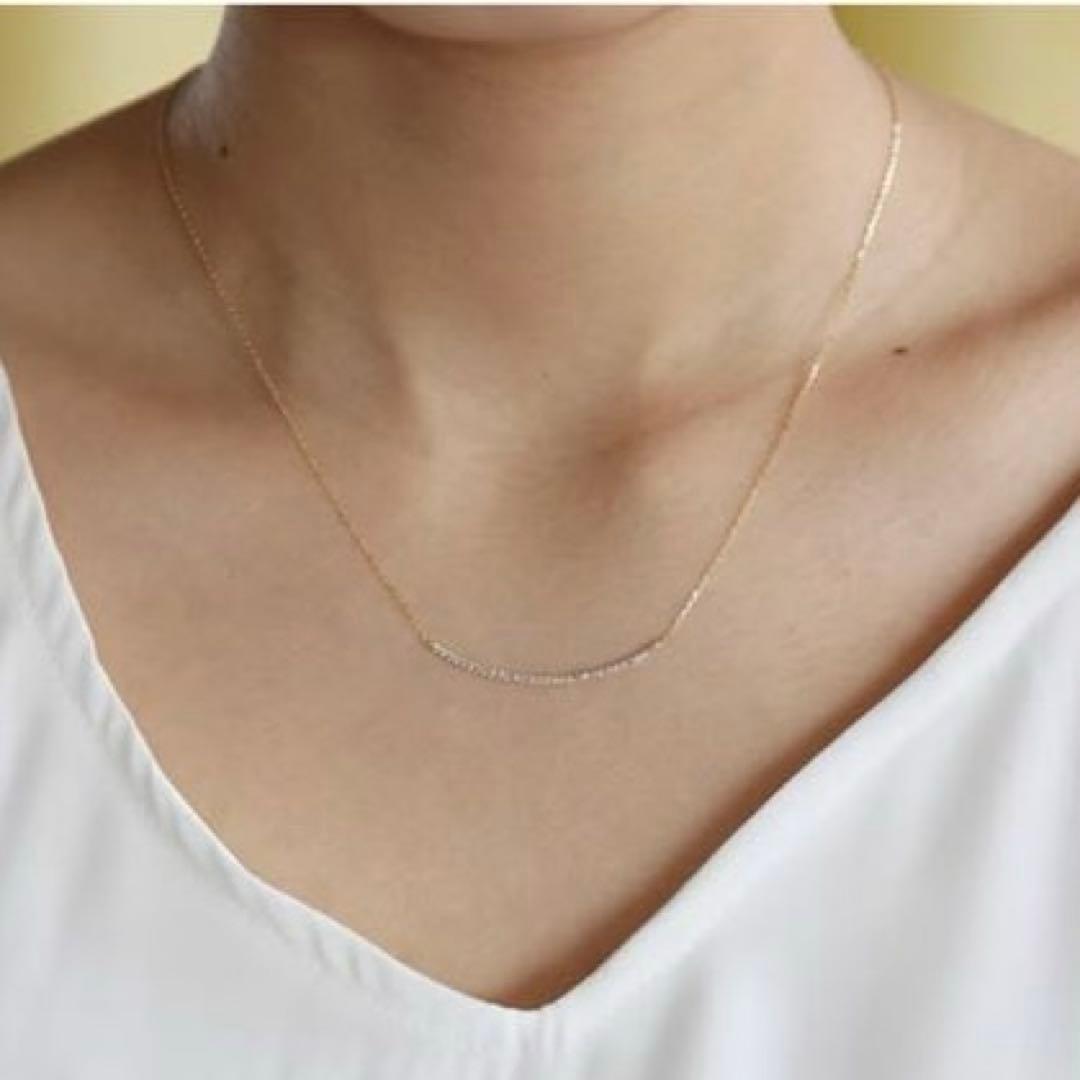 4℃ K18ダイヤネックレス