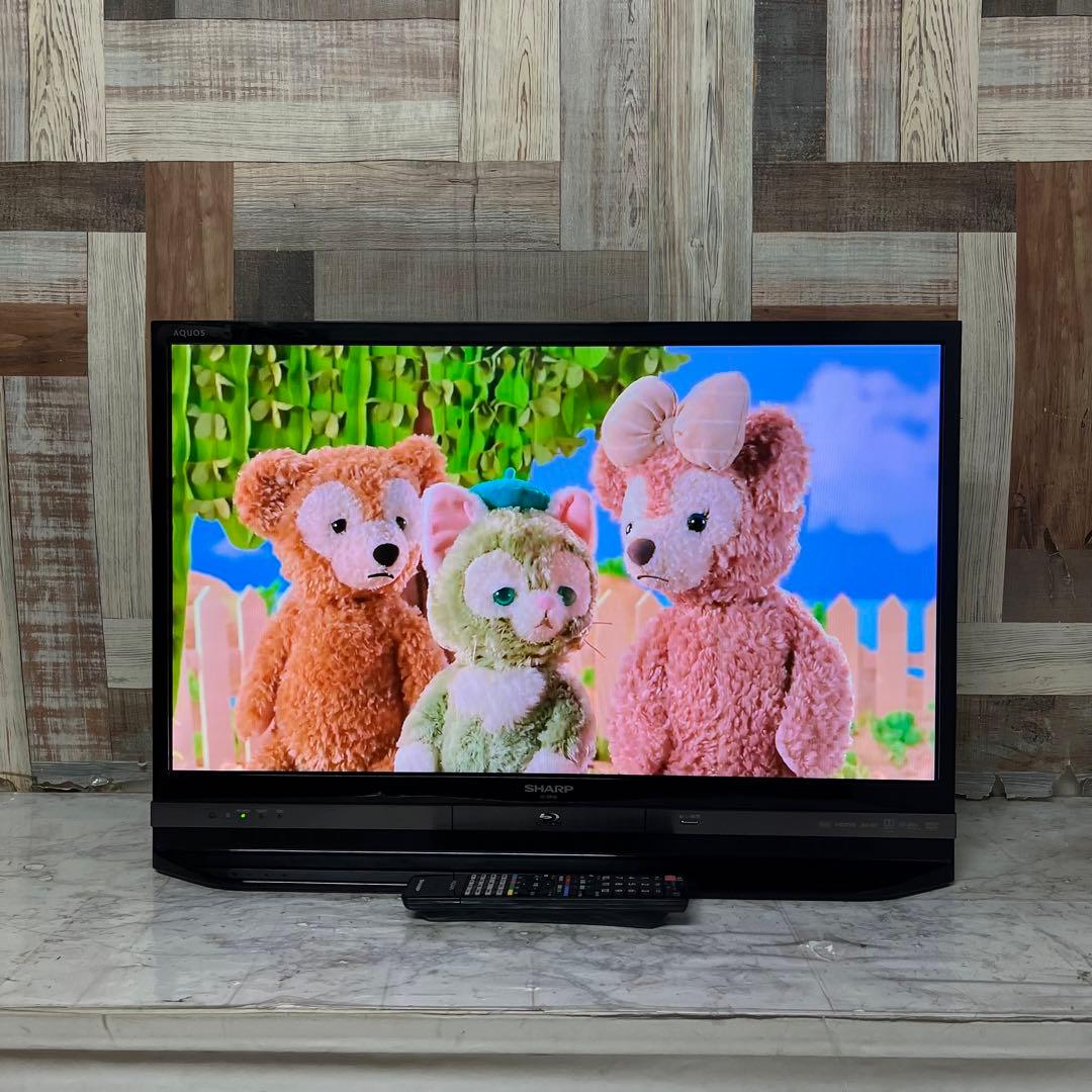 即日受渡❣️全国送料込シャープ ブルーレイ・HDD搭載32型TV録画ダビング機能