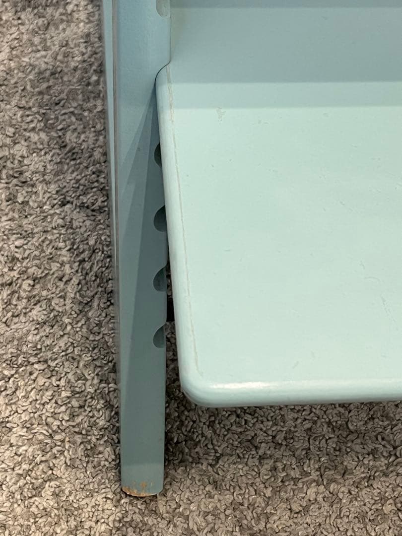 STOKKE ストッケ トリップトラップ アクアブルー 転倒防止付 廃盤色 希少