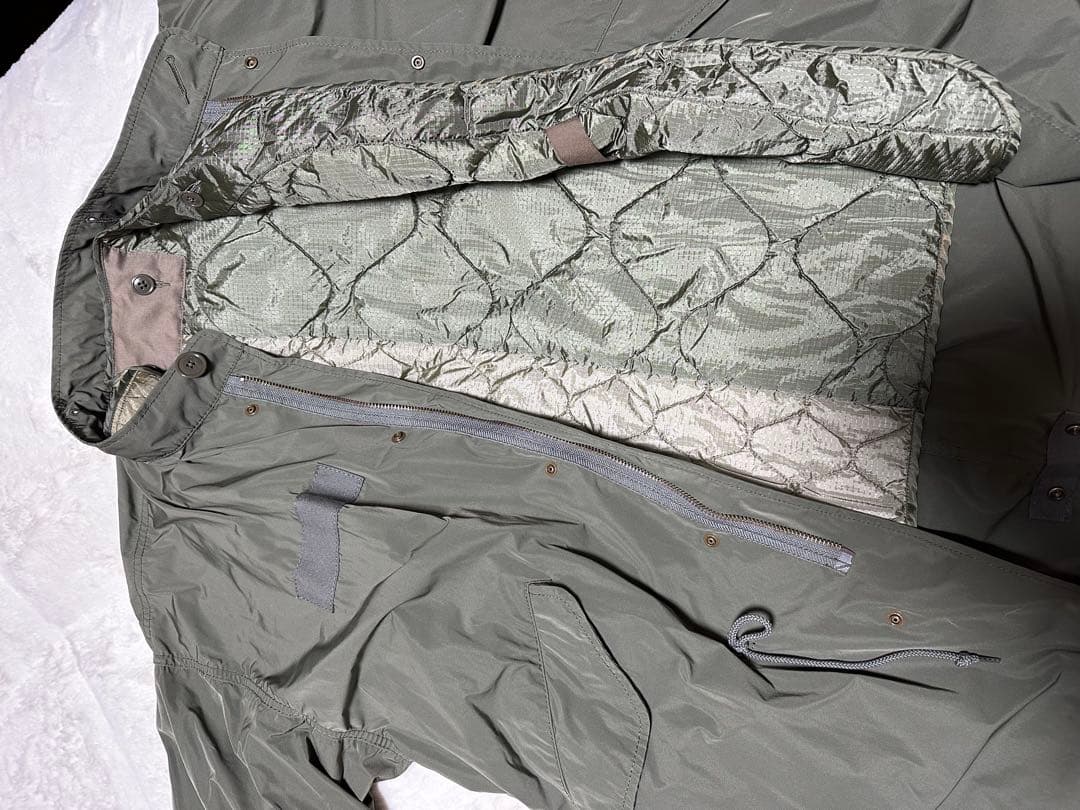 BEAMSBOYオリーブグリーン 2WAYモッズコート