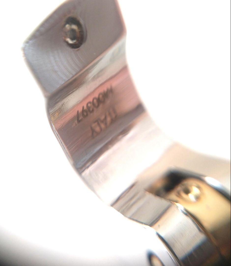 極美品LOUIS VUITTON ブックドレイユ ナノグラム フープピアス 片耳