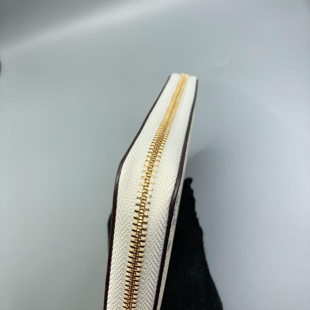 新品　未使用　箱付き　COACH コーチ 長財布 アコーディオンジップ 花柄