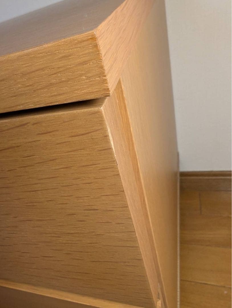 ■送料込■無印良品 木製テレビボード オーク材 収納棚 木製家具 TV台廃盤