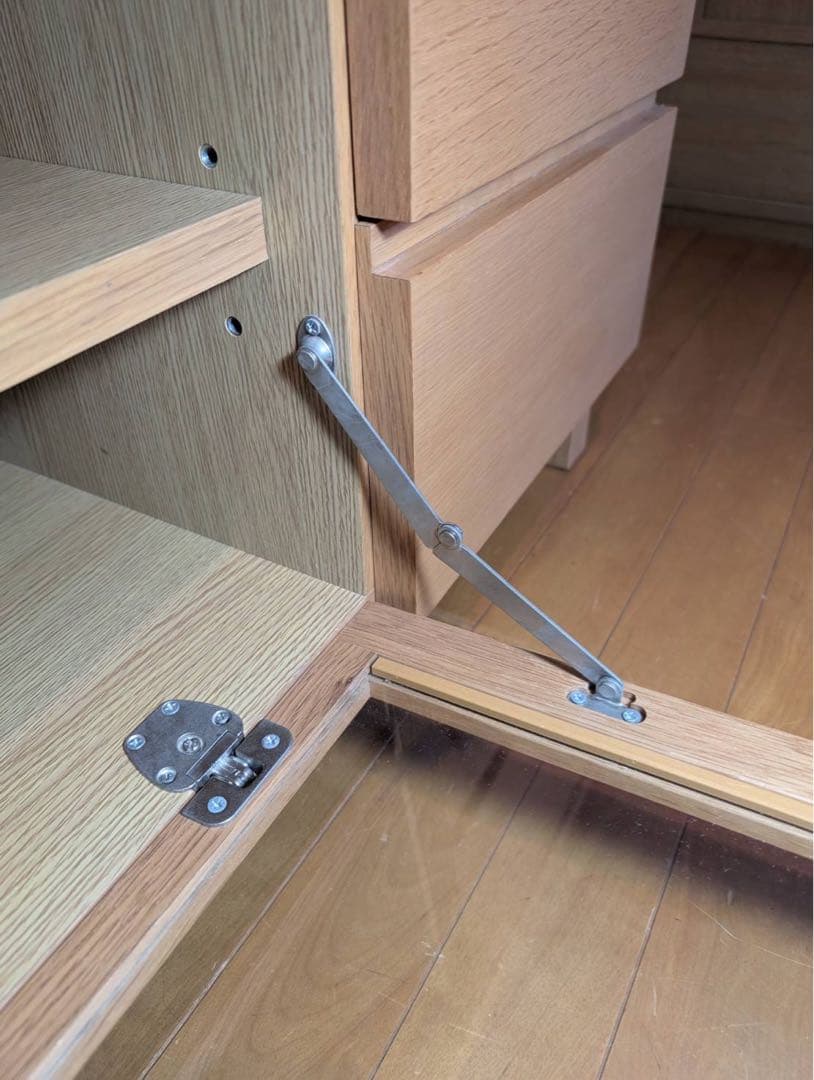 ■送料込■無印良品 木製テレビボード オーク材 収納棚 木製家具 TV台廃盤