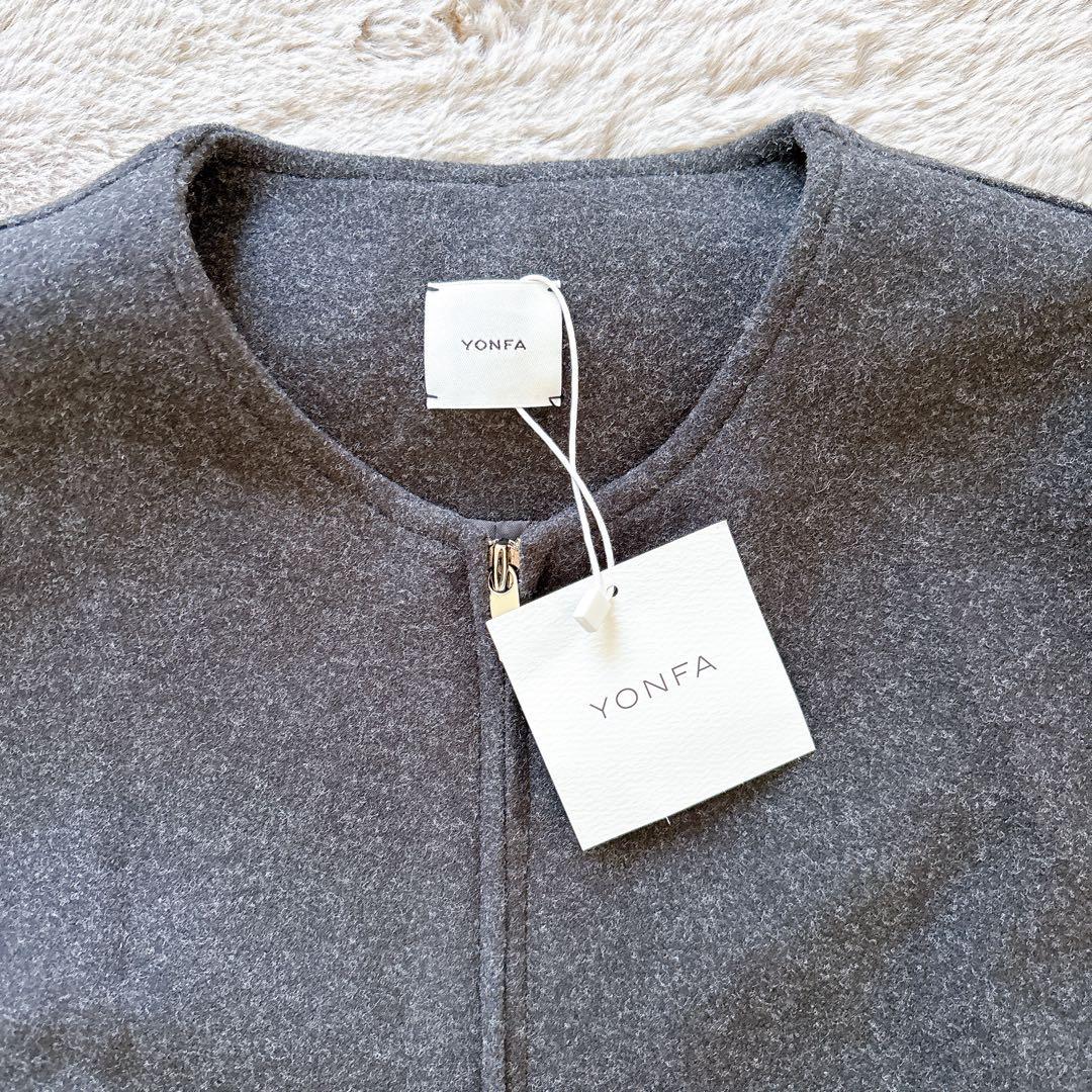 YONFA ウールジップベスト　【新品・タグつき】