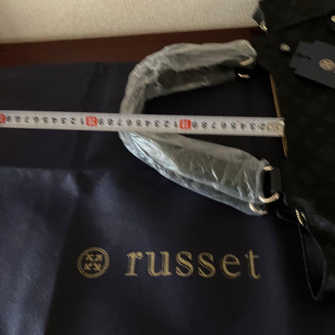 新品　未使用　russet ラシット　トートバッグ　ネイビー