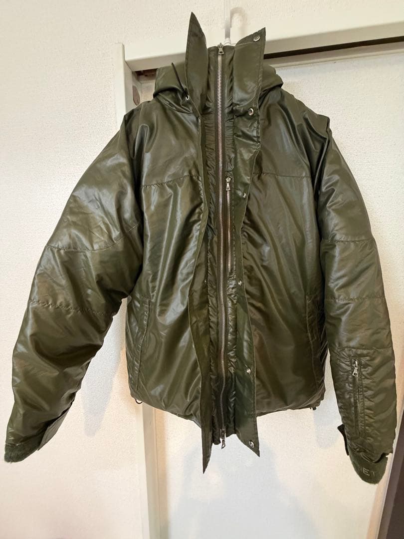 SOPHNET オリーブグリーン フード付きダウンジャケット Ｍ