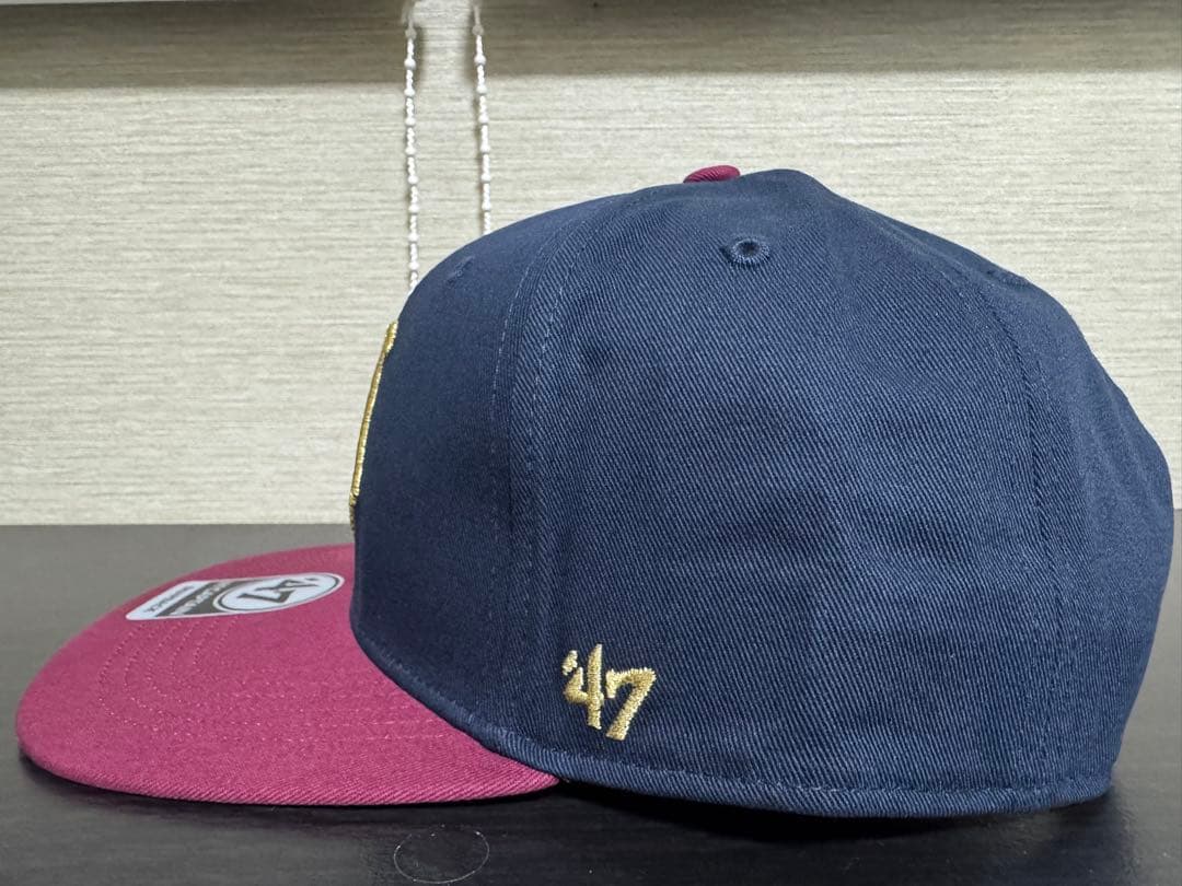 アーセナル 47 Brand ネイビー ゴシック A キャプテン キャップ