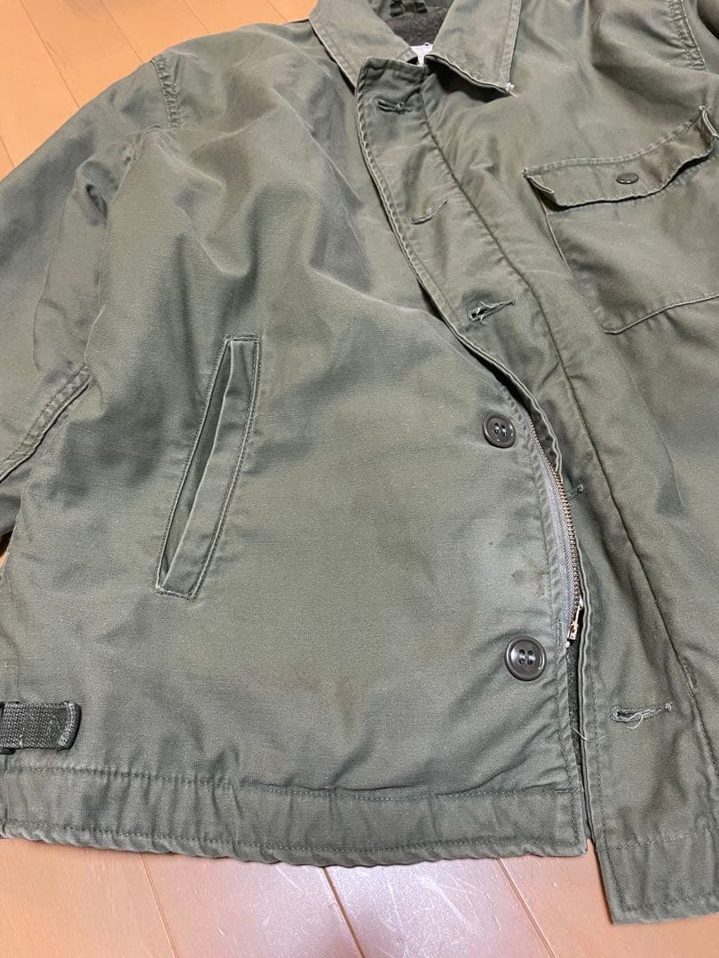 60年代 実物 USED 米軍 U.S.NAVY A-2デッキジャケット