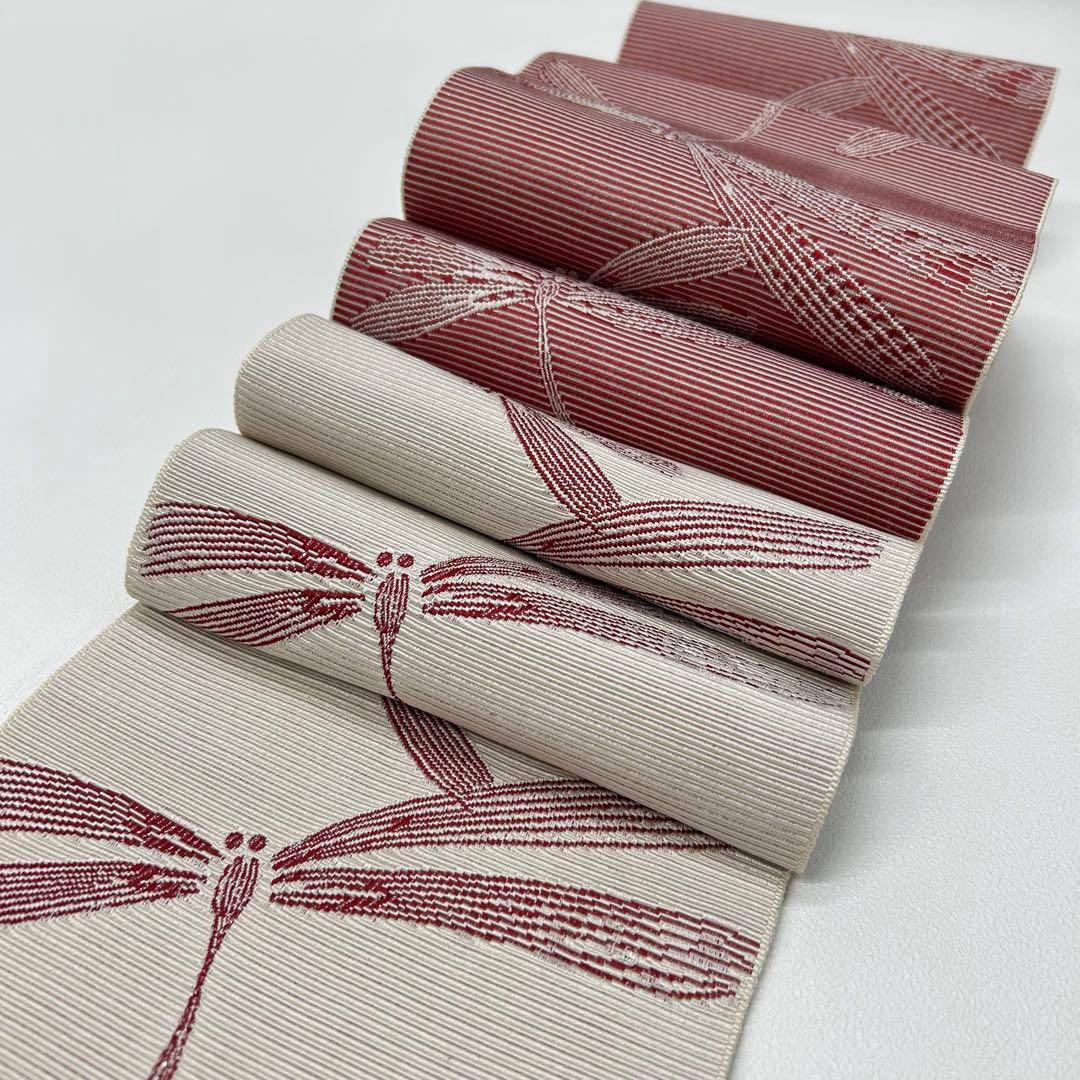 浴衣　絞り浴衣　本場　有松絞り　藍紺　トンボ　半幅帯　 2点新品　0718⑭