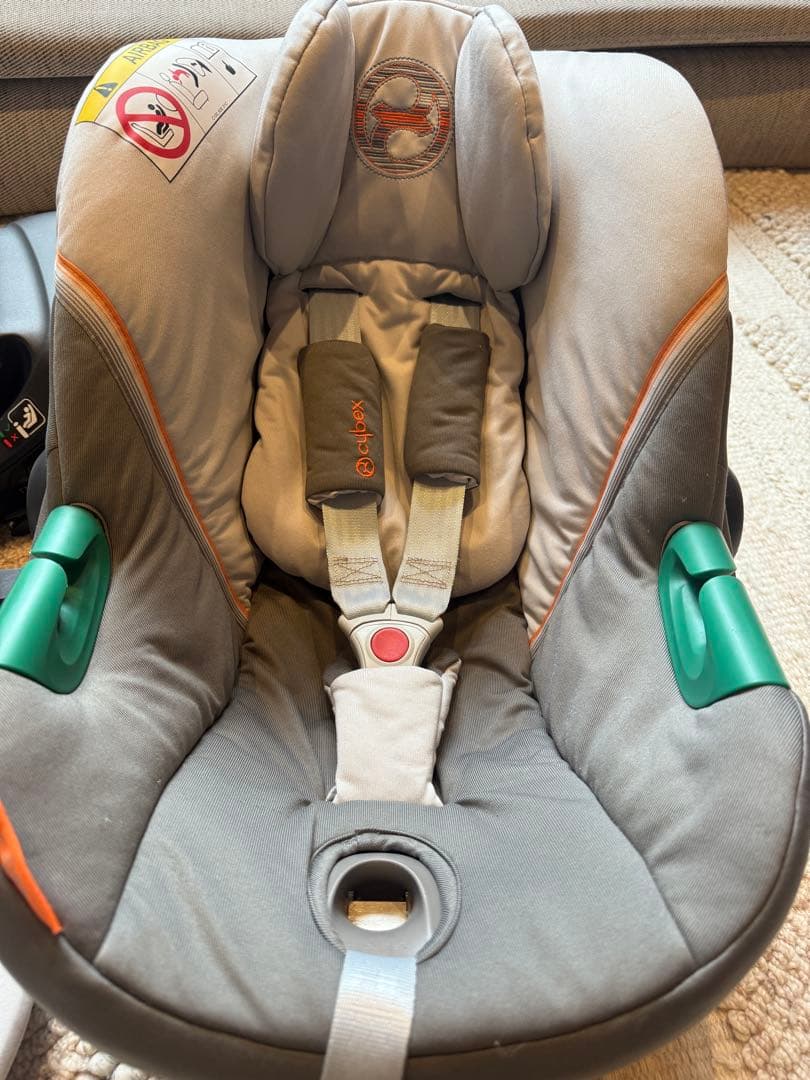 送料込★【cybex】ATON S2 i-SIZE+BASE ONE グレー