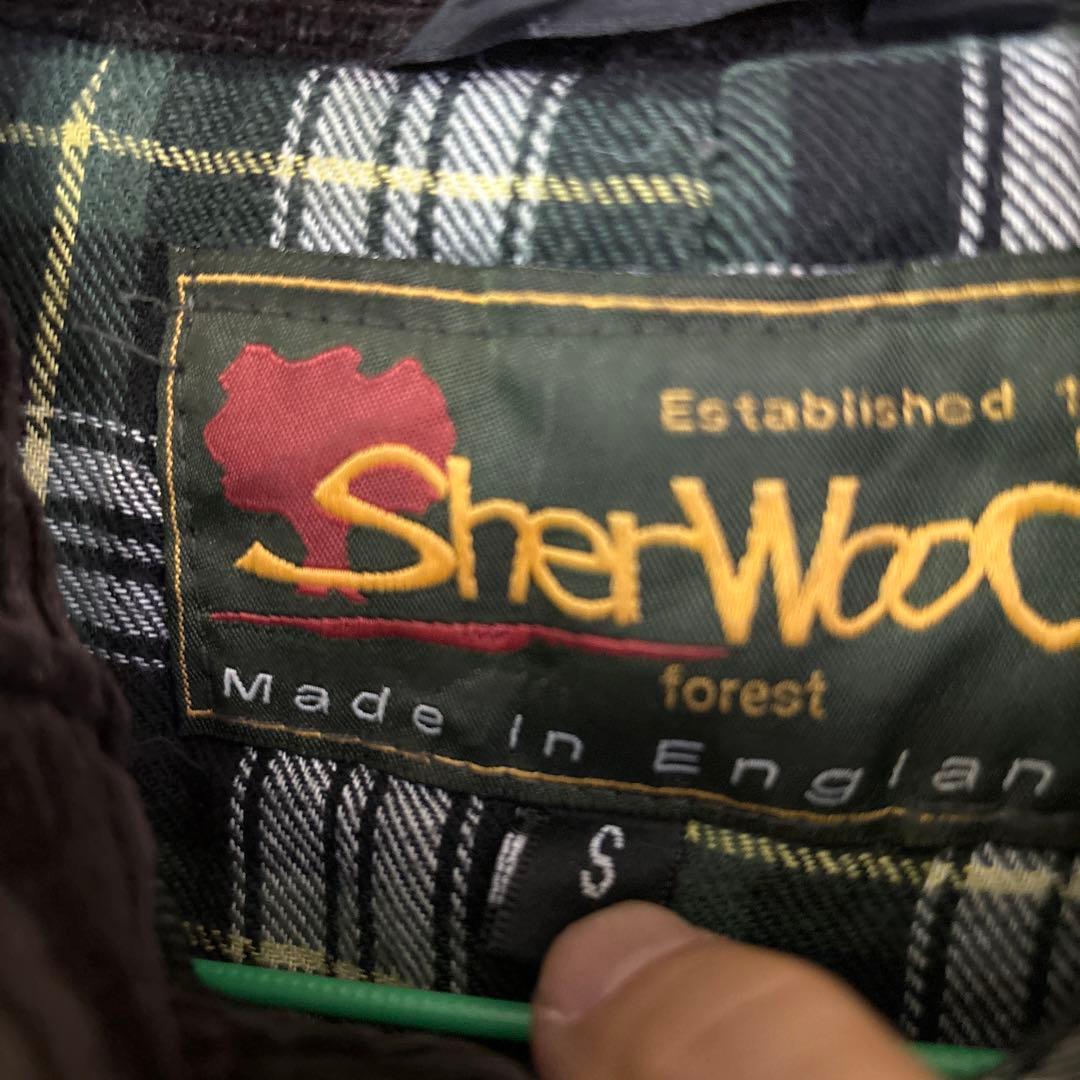 SherWoodforestオイルドベスト　イギリス製　ドラゴン