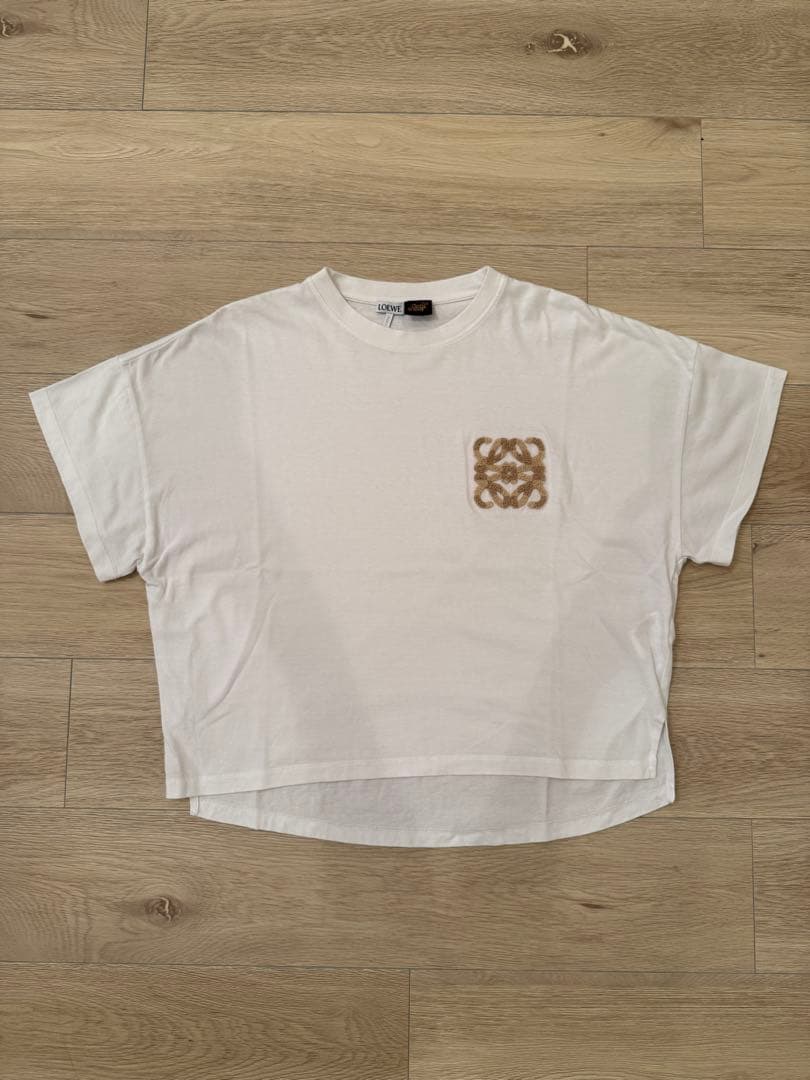 美品♡LOEWE ホワイト クロップドTシャツ XS