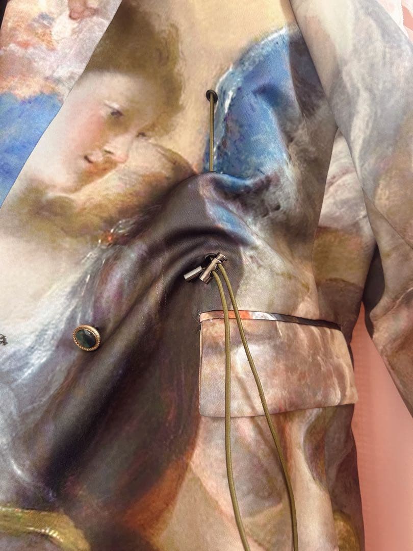 【美品】✨️ELF SACK 絵画デザインオーバーサイズジャケット ✨️