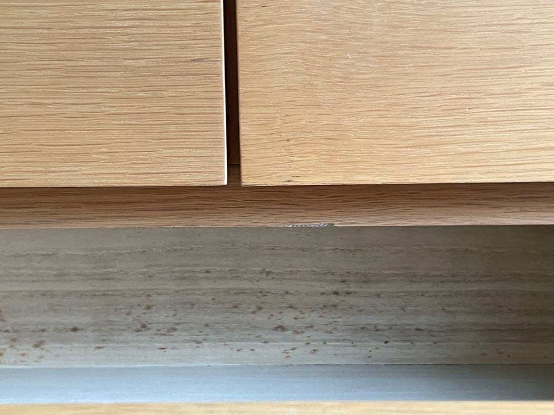 無印　チェスト　オーク材