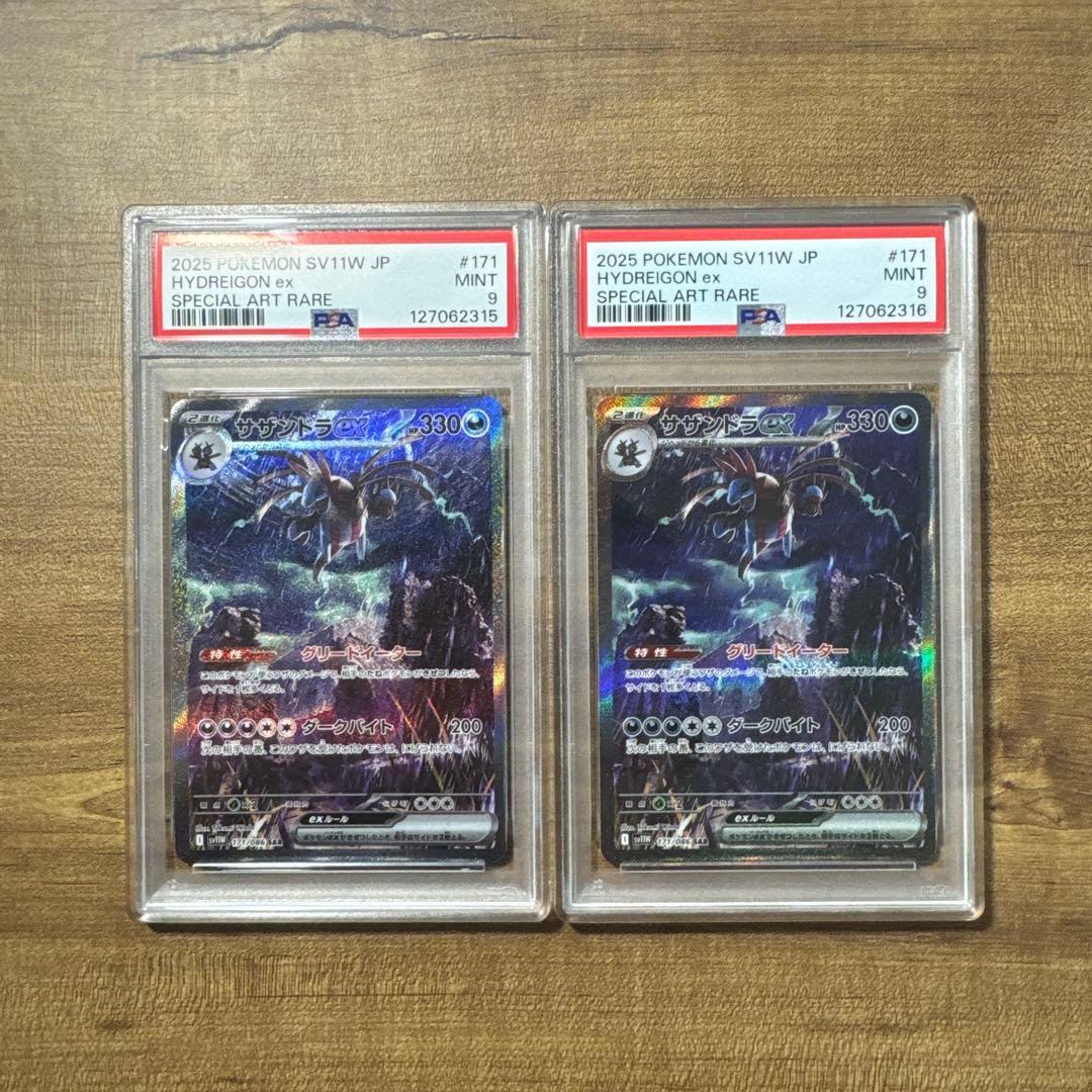 ポケモンカード サザンドラex SAR PSA9 2枚連番
