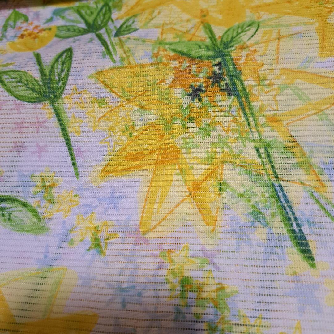 No.5257　浴衣　金子みすず　綿絽　着物　反物　新品未使用