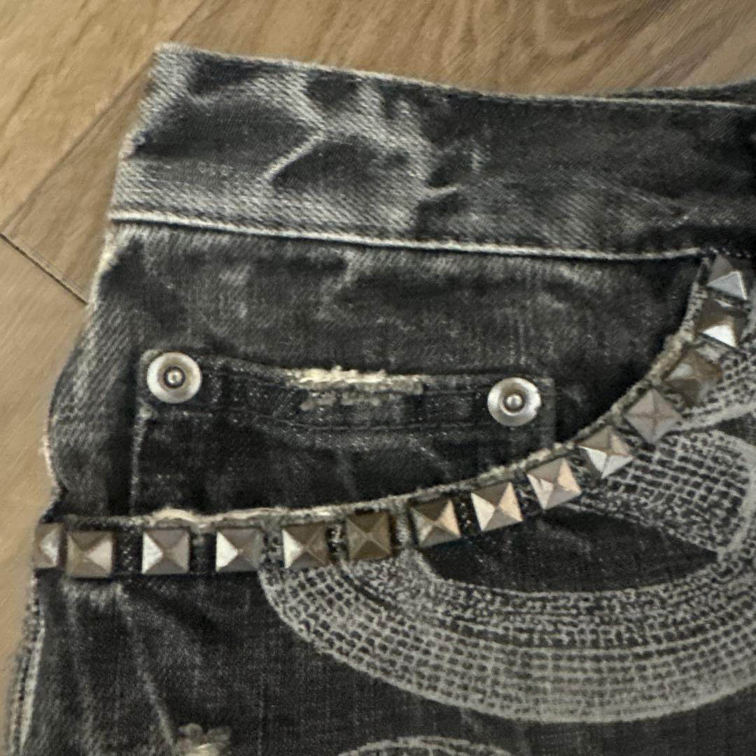 ヒステリックグラマー パイソン 蛇柄 デニムスカート