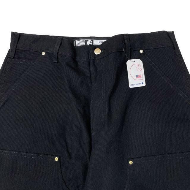 カーハート ワークパンツ US購入 ダブルニー(30×28)黒 181218