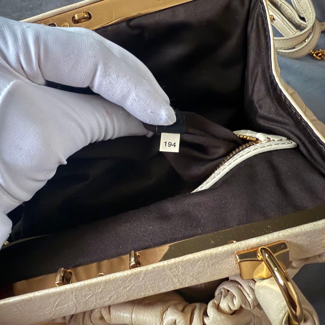 【最終値下げ❗️】miumiu レザー　ハンドバッグ　ショルダーバック