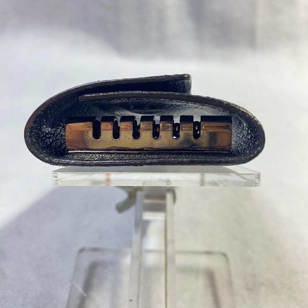 正規品☆エルメス リザード キーケース ブラック