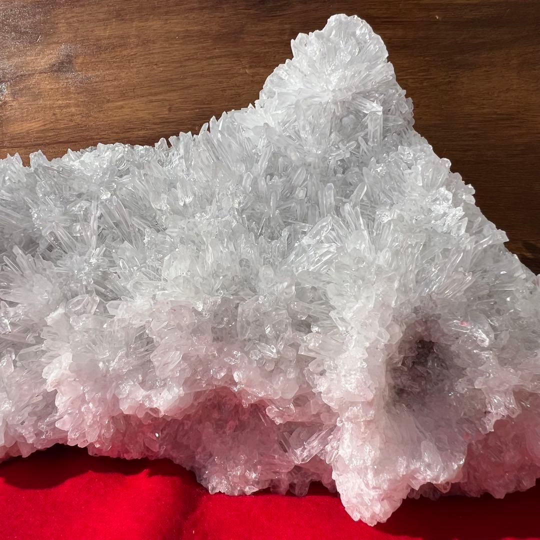 ☆極品☆極上の輝き放つ水晶☆極上の逸品☆菊花水晶 水晶クラスター 天然石 原石