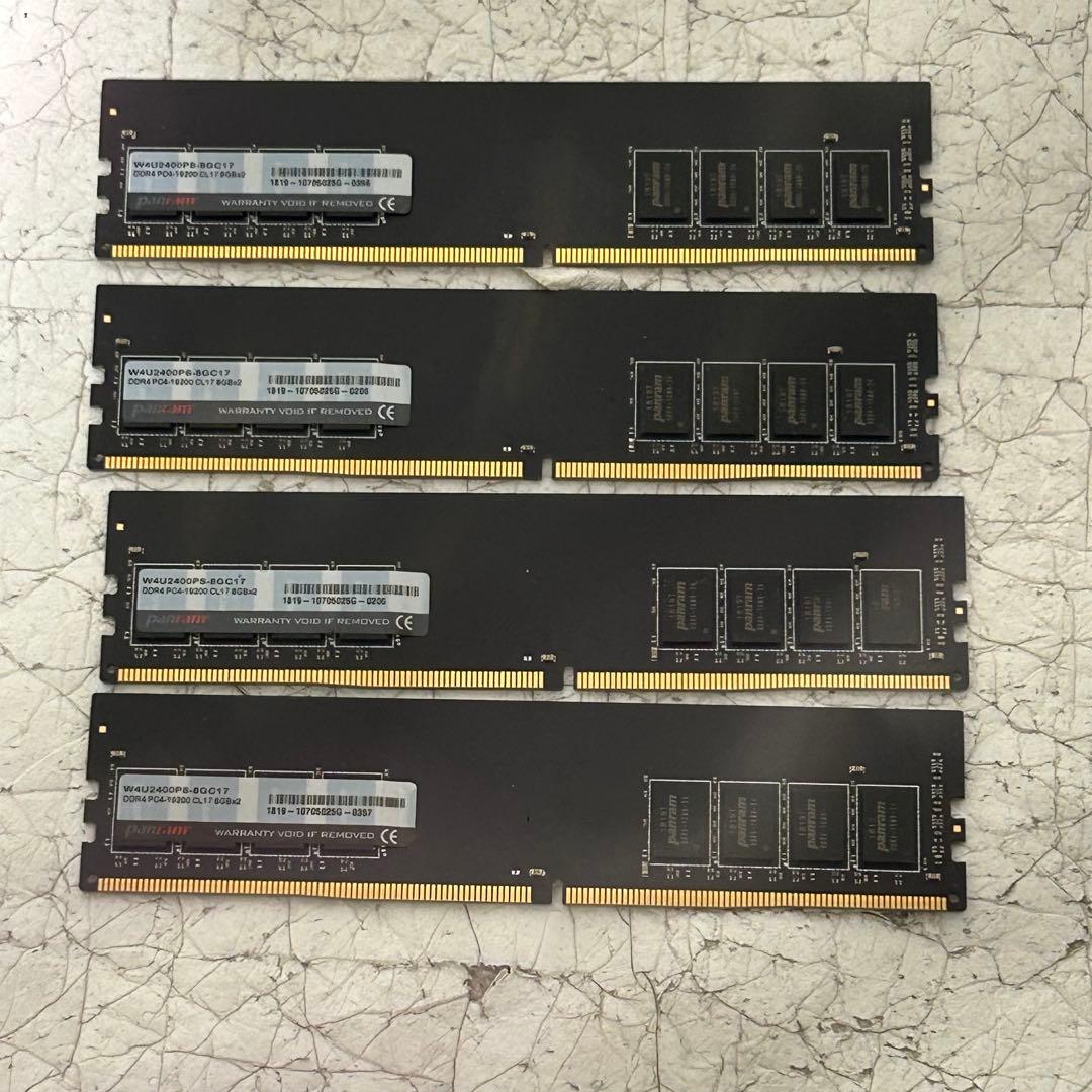 Panram W4U2400PS-8GC17 8GB ×４