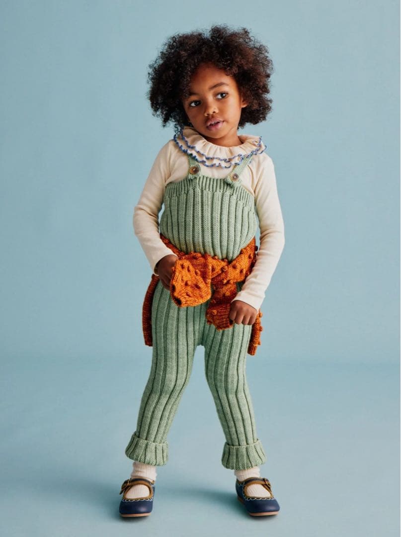 ロンパース・カバーオール Misha&Puff Rib Longies Mojave 12-18m