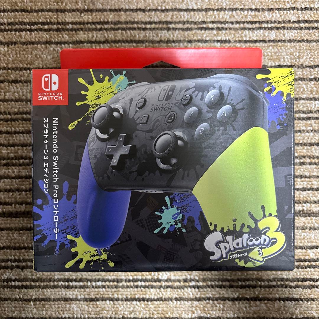 【新品】Nintendo Switch 純正 プロコン スプラトゥーン3 ②