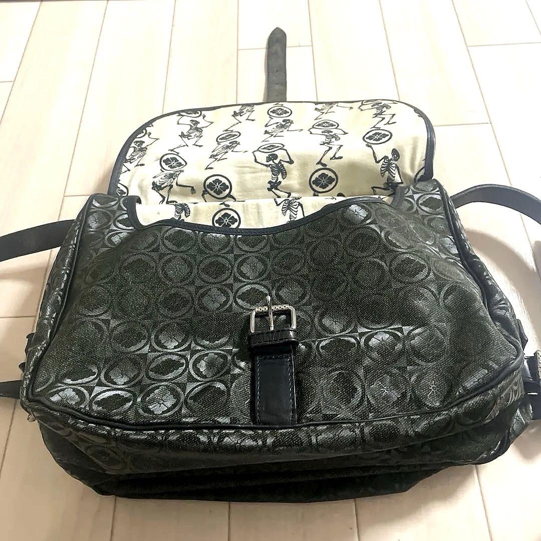 エヴィス/EVISU/YAMANE/家紋/モノグラム/ショルダーバッグ/