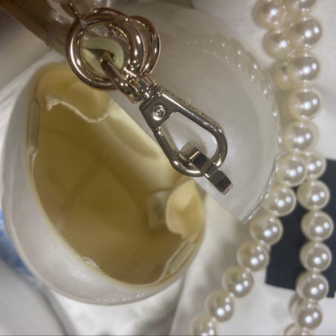 【美品】simone rocha パールエッグバッグ　あさぎーにょ　poppy