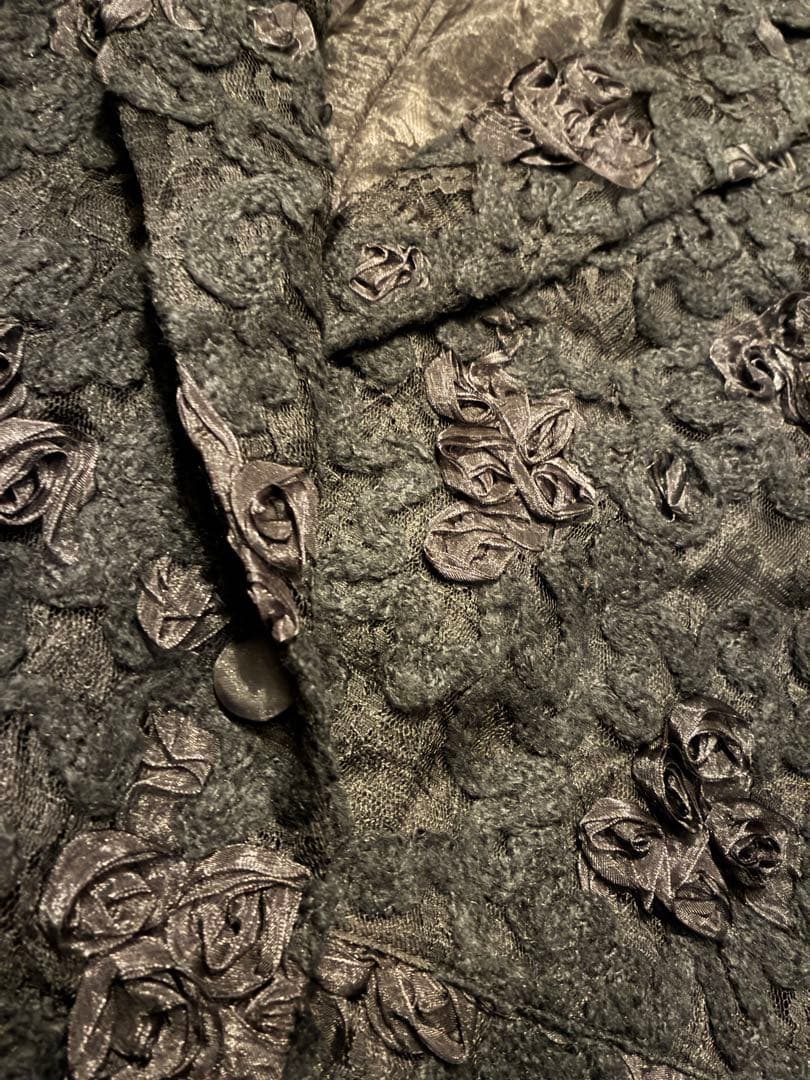 ジャケット・アウター Ameri FLOWER MIX LACE SHEER JACKET