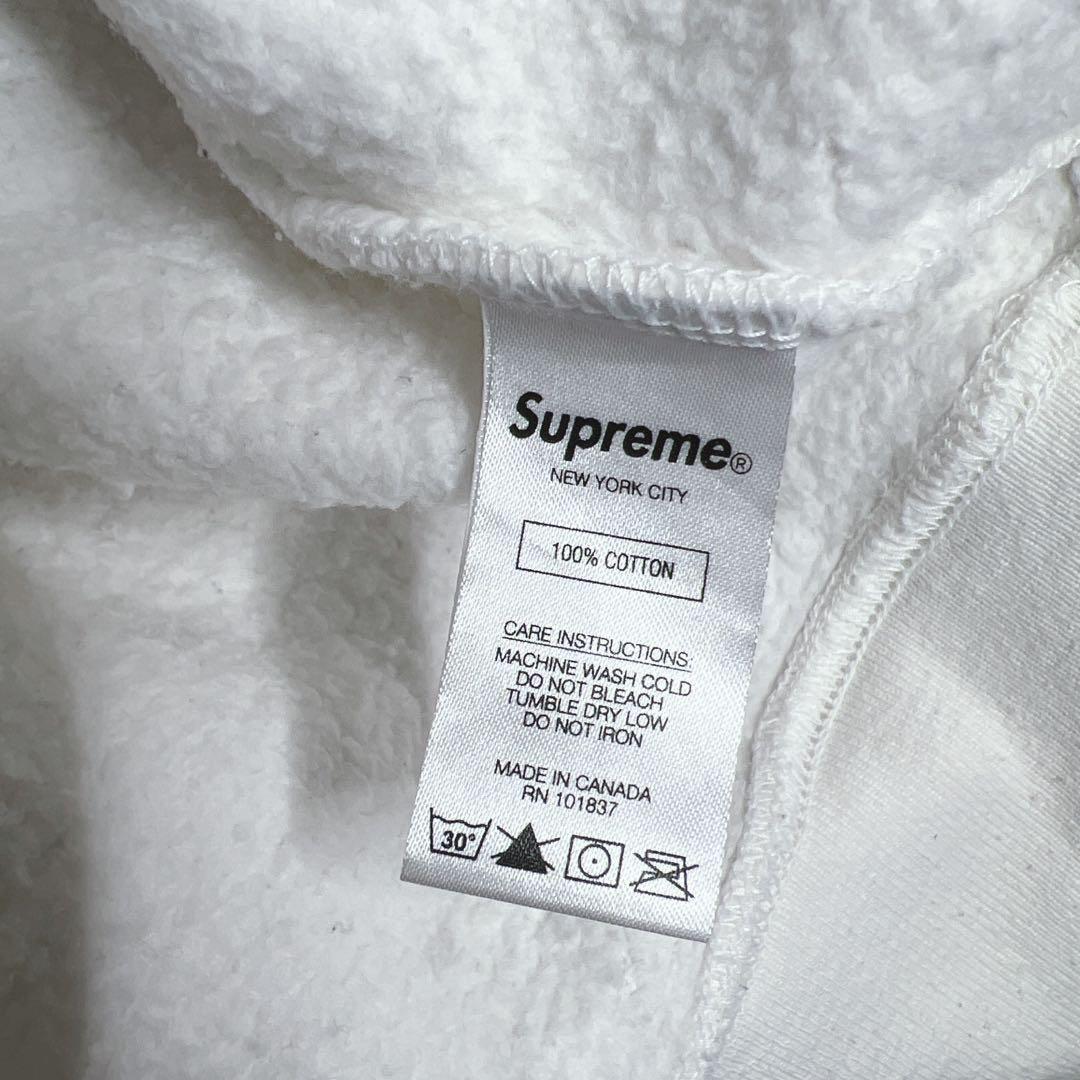 【入手困難!!】シュプリーム ✈︎カナダ製 刺繍 トレーナー 肉厚 裏起毛
